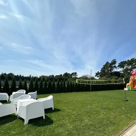 Silver Park 10m Do Plazy Ferienhaus Gąski