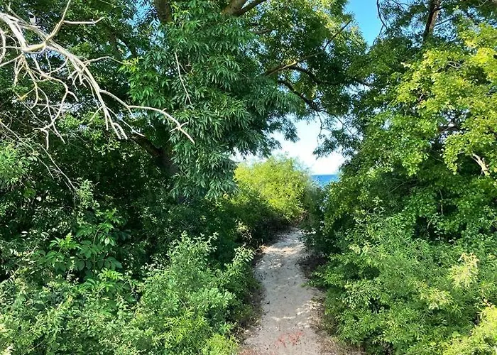 Silver Park 10m Do Plazy Ferienhaus Gąski